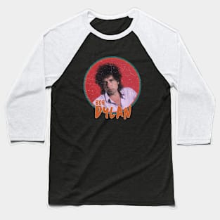 bob dylan art 90s style retro vintage 80s Baseball T-Shirt